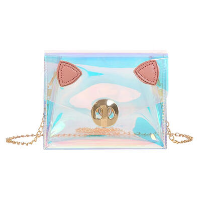 

Women Shoulder Bags Laser Transparent Crossbody Chain Messenger Beach Bags