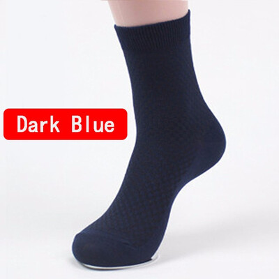 

Men Bamboo Fiber Socks Brand New Casual Business Anti-Bacterial Deodorant Breatheable Man Long Sock 5pairs lot