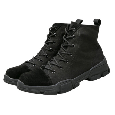 

Martin shoes casual Oxford cloth outdoor sports wolf boots high help men Martin shoes