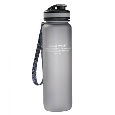 

650ml 1000ml Uzspace Sport Water Bottle Portable Camp Hiking Plastic Kettle