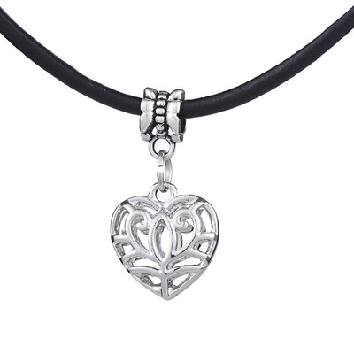 

2019 Hot Sale New Retro Fashion Simple Hollow Head Male Leather Pendant Necklace