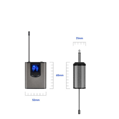 

Portable Wireless Mini Receiver Headset Transmitter Lavalier Lapel Mic Teacher Presenter Microphone