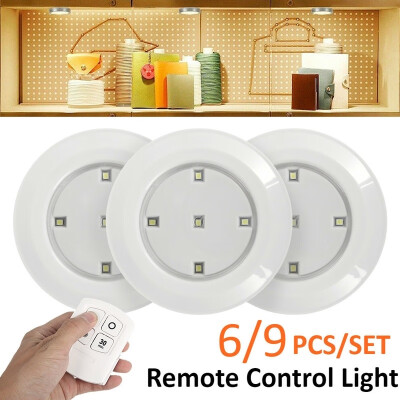 

1369PCS Wireless Remote Control LED Cabinet Light Under Closet Lamp Bright for Kitchen Cabinet Closet Bedroom Stairs