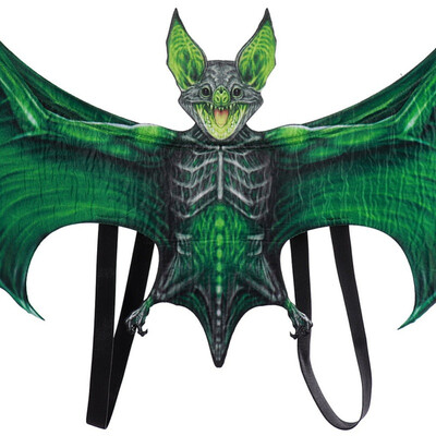 

2019 Halloween Bat Set Adult GreenRed