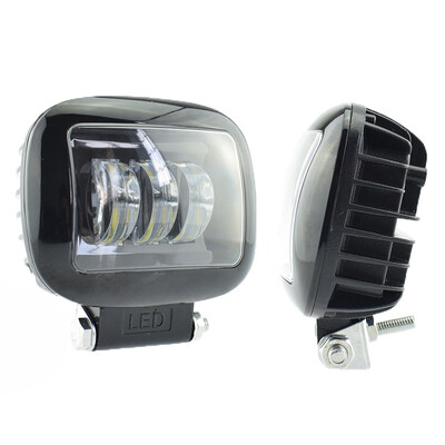 

1pair Motorcycle LED headlight 50w fog lamp spotlights motorbike work lights Motorbikes auxiliary working lights car headlamp