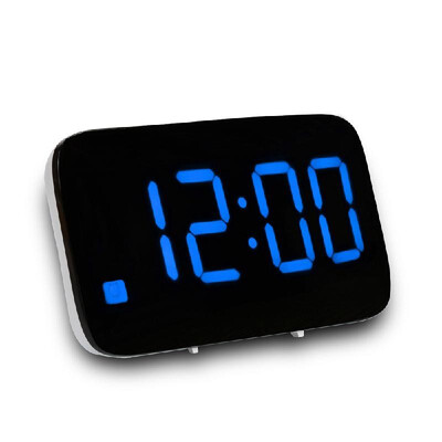 

LED Alarm Clock Digital LED Display Voice Control Electric Snooze Night Backlight Desktop Table Clock