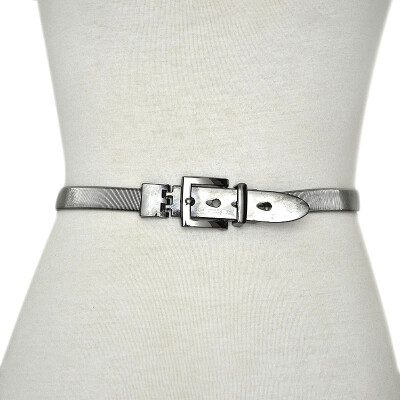 

For women designer brand women belt high quality Gold Silver Full Metal Elastic Chain belt Metal Pin Clasp Buckle Waistband