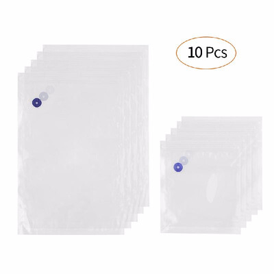 

10pcs Reusable Food Vacuum Sealer Bags for Food Storage Cooking BPA Free