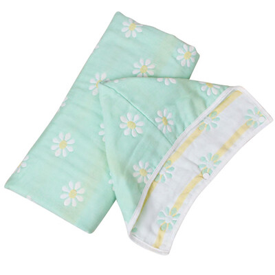 

Baby Cotton Blanket Boy Girl Cute Floral Swaddling Comfy Hooded Bath Blankets Towel For Infant Baby Accessories