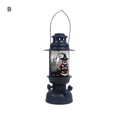 

Handheld Pumpkin Witch Haunted House LED Lantern Light Lamp Halloween Decor