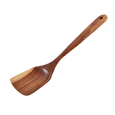 

Kitchenware Non-stick Special Wooden Cookware With Long Handle Spatula Large Spoon Large Flat Shovel