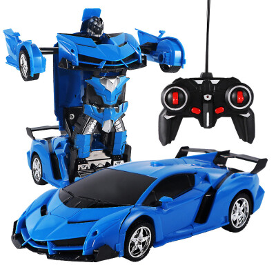 

Gobestart 118 Electric Remote Control Car1 Button Remote Control Deformable Vehicle Robot