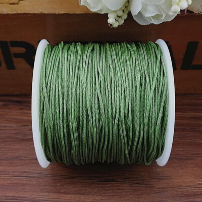 

1Pc 45M Nylon Cord Thread Chinese Knot Macrame Cord Bracelet Braided String Diy 17 Colors