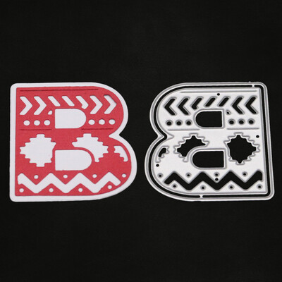 

Gobestart 5CM Large Big Alphabet Letters Cutting Dies Stencils Metal For DIY Scrapbooking