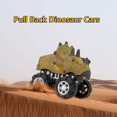 

〖Follure〗Mini Vehicle Animal Pull Back Cars with Big Tire Wheel Creative Gifts for Kids