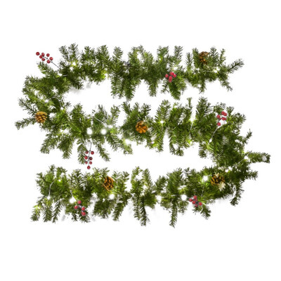 

Christmas Garland For Stairs Fireplaces Garland Decoration Festive Wreath Garland With Flower