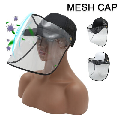 

New Outdoor Epidemic Protection Hat with Multi-function Detachable Mask Hat Isolate Virus Foam&Dust Sunshade Protective Cap