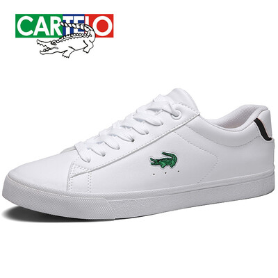 

Cartier crocodile casual mens shoes Korean version of the trend of fashion students running outdoor travel non-slip breathable 0077 white black 40