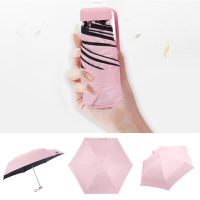 

Siaonvr Flat Lightweight Umbrella Parasol Folding Sun Umbrella Mini Umbrella