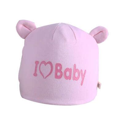 

Baby Girl Boy Warm Letter Print Elastic Hats Casual Cap Cute Soft Hair Accessories