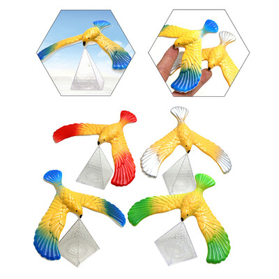 

YIWULA4Pcs Magic Balancing Bird Science Desk Toy Novelty Eagle Trick Child Party Gift