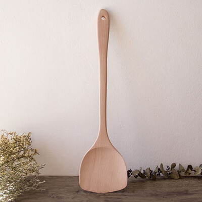 

1Pc Natural Wood Kitchen Cooking Tools Spatula Spoon Mixing Holder Cooking Utensils Dinner Food Wok Shovels