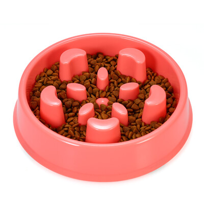 

Dog Food Bowl Anti-Choke Slow Feeder Fun Interactive Pet Bowl Non-Slip Healthy Eating Food Water Bowl for Dogs