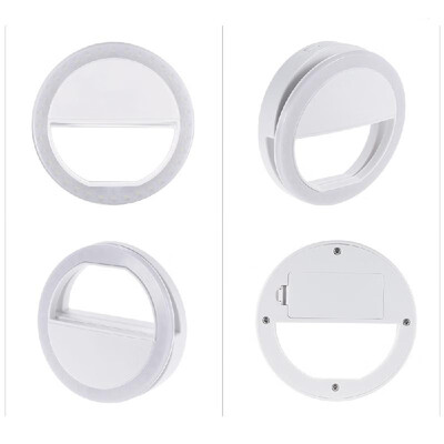

Portable Clip-on Mini 36 LED Selfie Ring Lamp Fill-in Light Night Using Supplementary Lighting for iPhone 77plus66plus for Sams