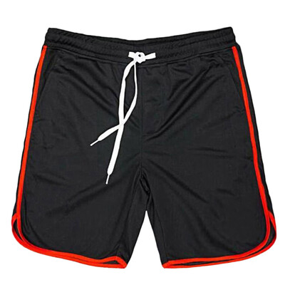 Tailored Fashionable Mens Elastic Rope Stretch Mesh Pocket Casual Plain Sports Shorts