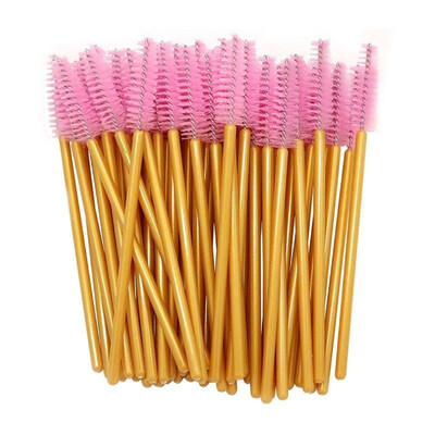 

50Pcs Disposable Mascara Wands Eyelash Brushes Applicator Makeup Tool Portable