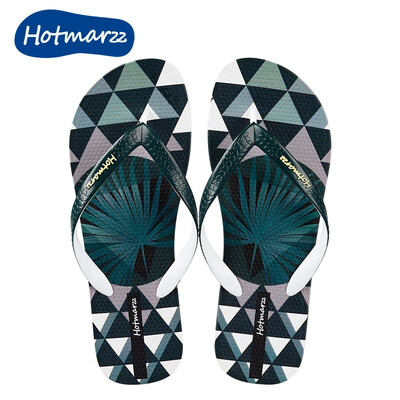 

hotmarzz non-slip printed mens flip-flops summer flip-flops beach shoes