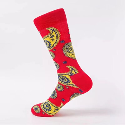 

Aa-shop New Men Fashion Personality Street Retro Folk-custom Type Socks