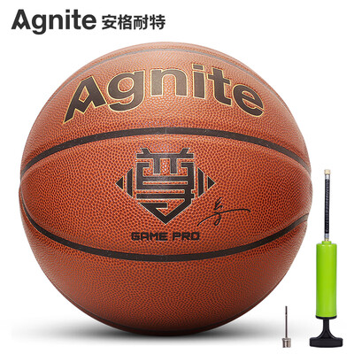 

Agnite F1135 Wu Zunlian name basketball PU wearable 7th indoor&outdoor general blue ball