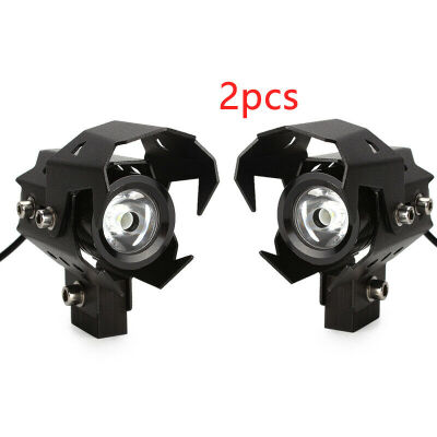 

1 Pair 10W U8 Lens Motorcycle Headlights Drive Fog Lamp Spotlight White Light