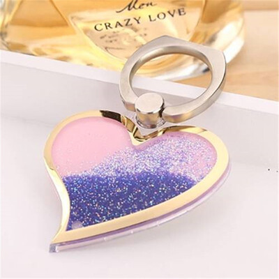 

Universal 360 Rotating Finger Ring Stand Holder for Cell Phone Love Flow Sand