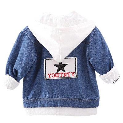 

Kids Outerwear Coats Baby Boys Denim Jacket Autumn Winter Jackets Boys Coat Boys Clothes Children Jacket 1-4 Year