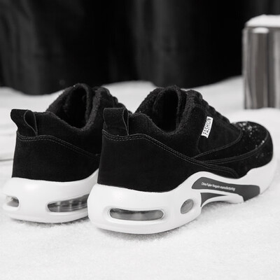 

Joker winter mens shoes Korean casual season plus velvet sneakers trend autumn running warm men