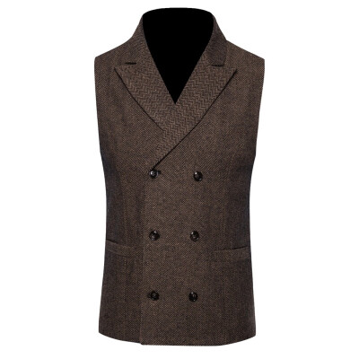 

Toponeto Mens Fashion Business Casual Wedding Waistcoat Tops Vest Jacket Top Coat