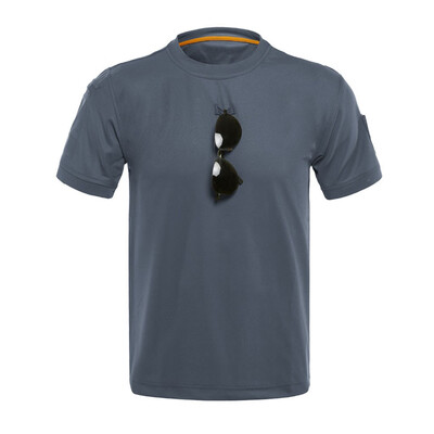 

Toponeto Men Loose Tactical Short Sleeve Elastic Quick Dry Training T-shirts Tops Blouses