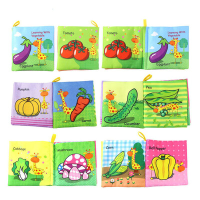 

〖Follure〗New Soft Cloth Baby Intelligence Development Learn Picture Cognize Book