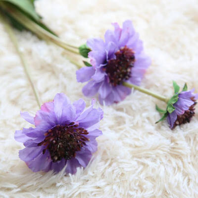 

Windmill Blue Gerbera Artificial Flower Home Decoration Wedding Holiday Flower Daisy Silk Decorations