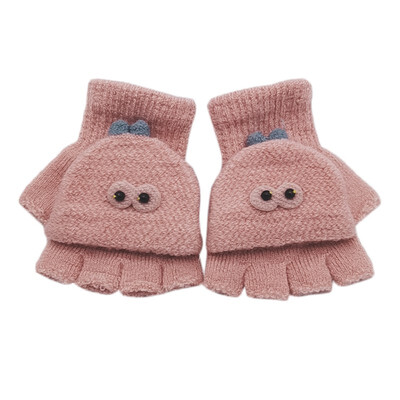 

New Cute Cartoon Baby Gloves Winter Knit Wool Newborn Mittens Thick Childrens Kids Keep Finger Warm Gloves