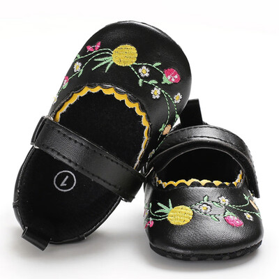 

Cute Girl Baby Shoes Non-slip Comfortable Bow Flower Princess Toddler Shoes