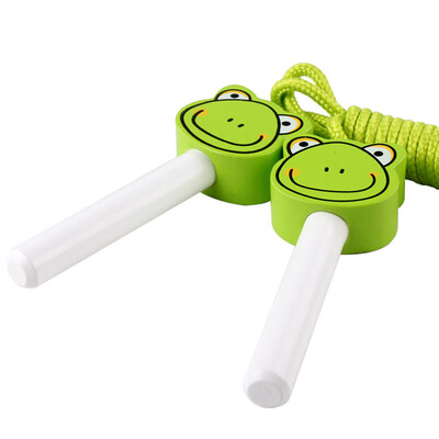 

Tailored 24 Meter Cartoon High Quality Wooden Handle Jump Rope Toy