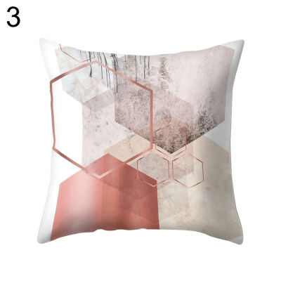 

Geometric Round Triangle Pillow Cover Cushion Case Car Sofa Bedroom Hotel Decor