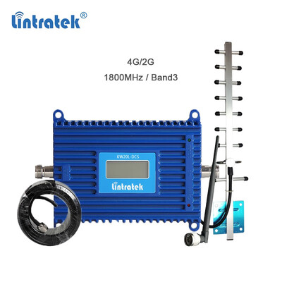 

Lintratek 4G Band 3 cellular Signal Booster 70db Repeater 1800 mhz LTE Amplifier Cell Phone booster Mobile Phone 4G Amplifier10