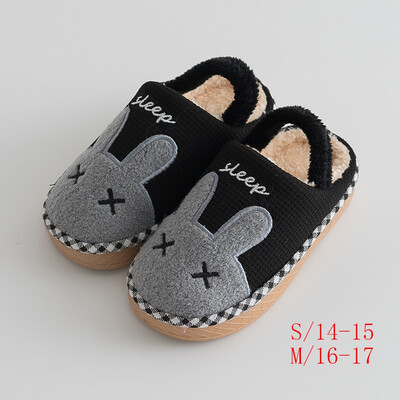 

Children Boy Girl Ctue Shoes Casual Fashion Baby Cartoon Slippers Kids Indoor Breathable Anti-Slip Soft Soled Warm Shoes
