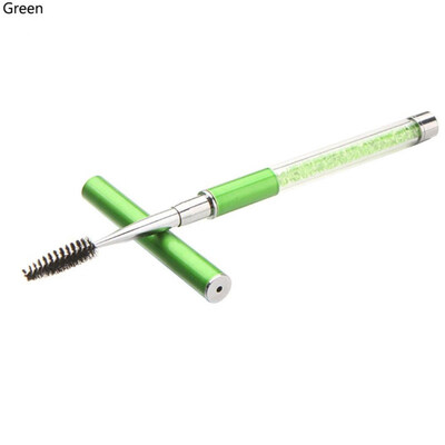 

Reusable Rhinestone Handle Eyelash Brush Mascara Applicator Spooler Makeup Tool
