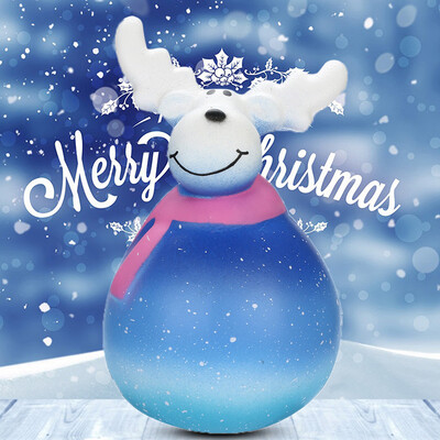 

YIWULAChristmas Deer Elk Toy Slow Rising Fruits Scented Stress Relief Squishies Toy