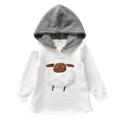 

Autumn Casual Baby Girls Cartoon Print Long Sleeve Hoodie T-shirt Dress Kids Toddler Sundress